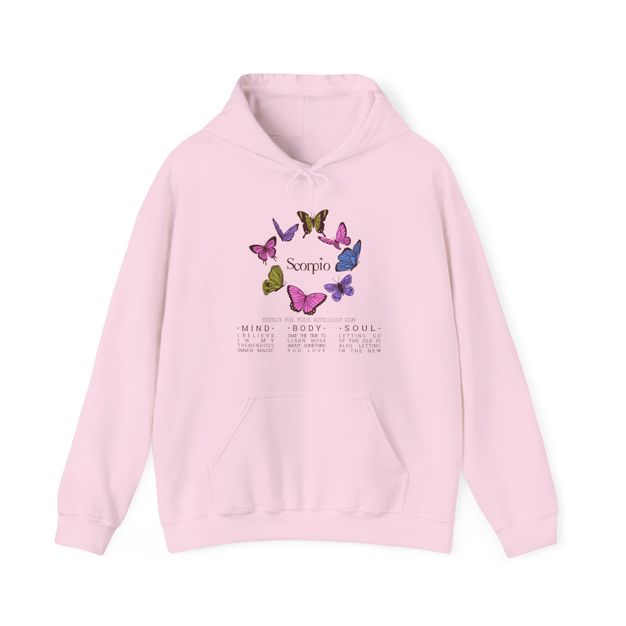 Scorpio Butterfly Astrology Hoodie