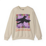Sagittarius Whimsical Crow Crewneck Sweatshirt