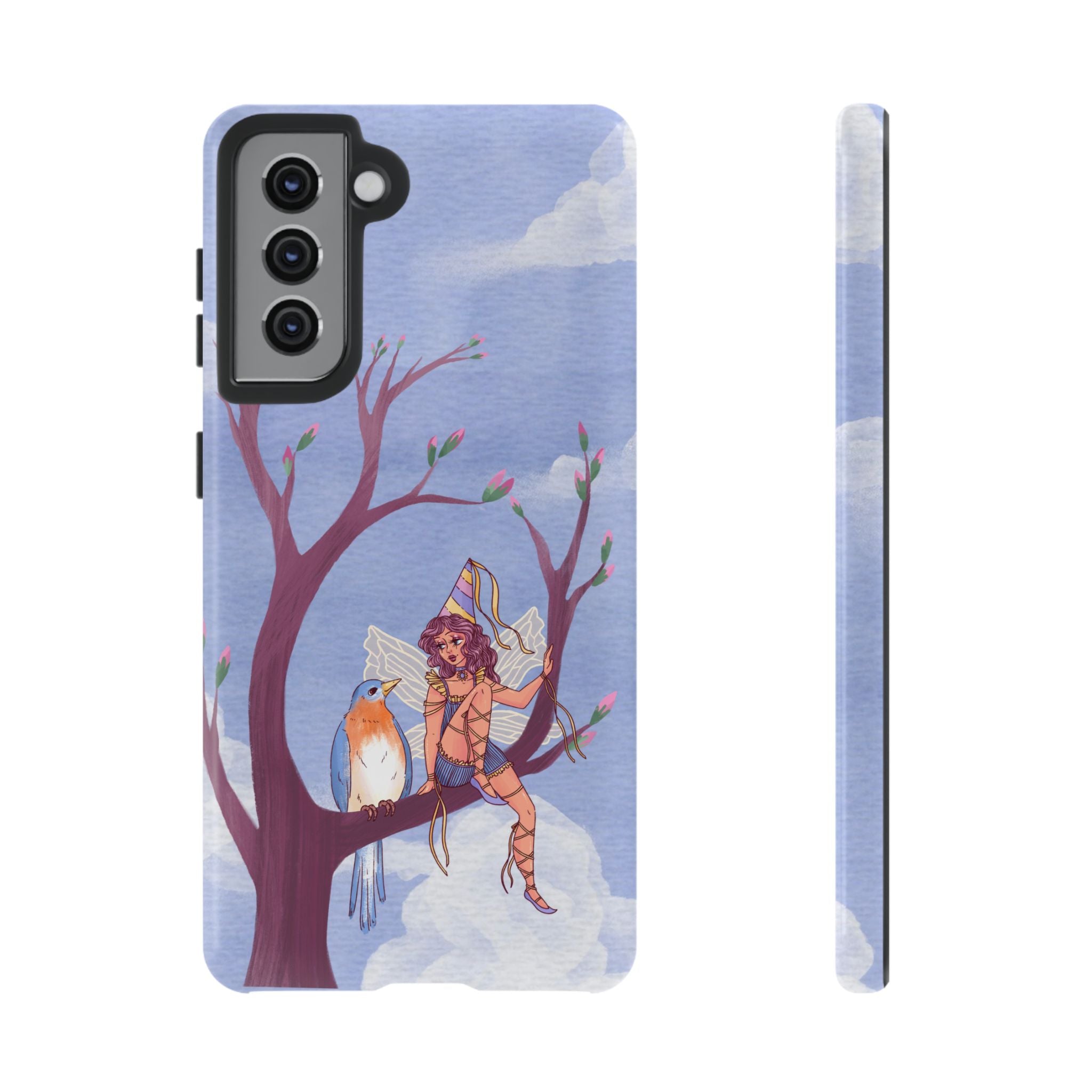 Blue Bird & Fairy Phone Case