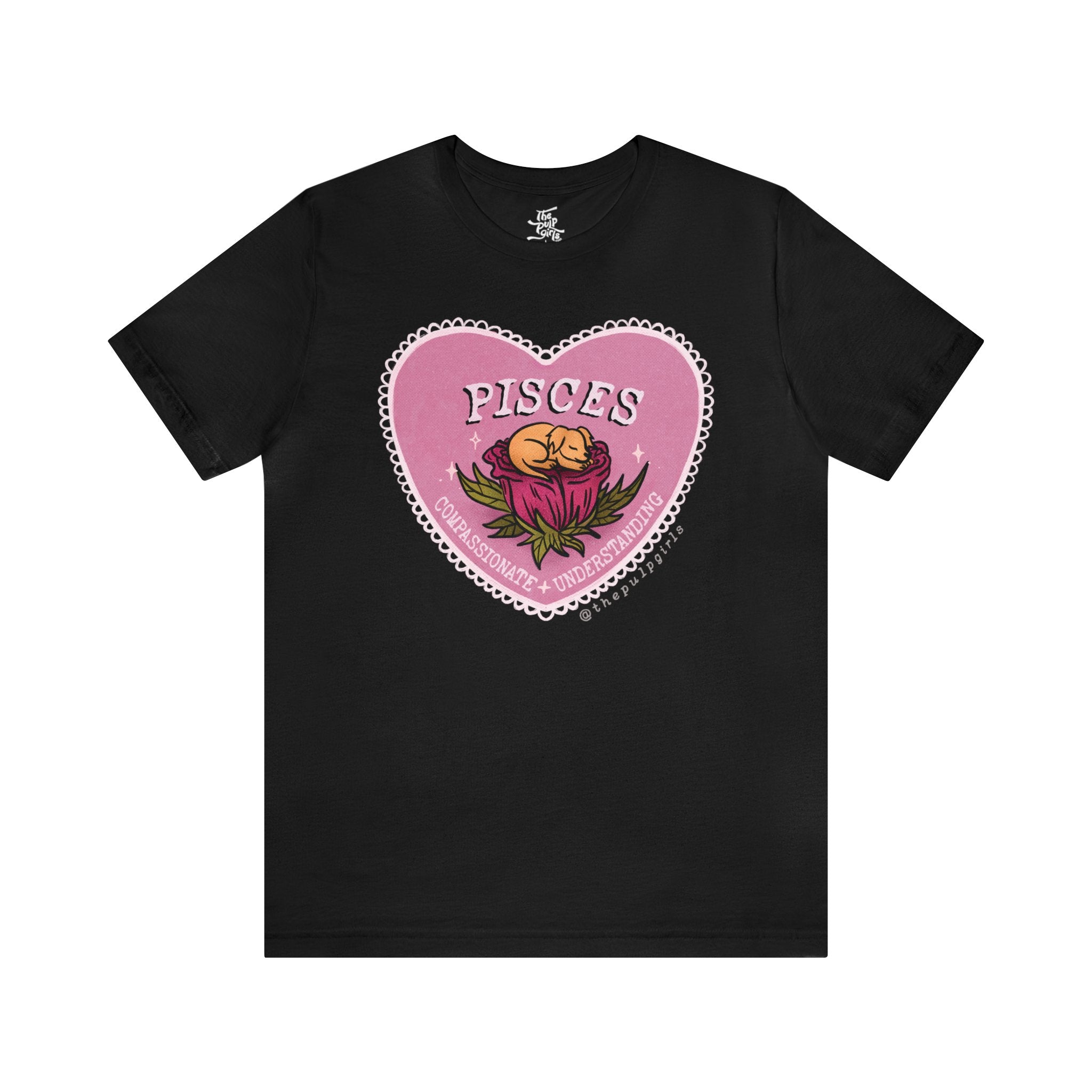 Pisces Lover Dog Astrology Tee