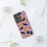 All The Kitties Phone Case - Purple