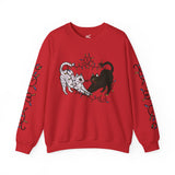 Festive Kitty Crewneck Sweatshirt