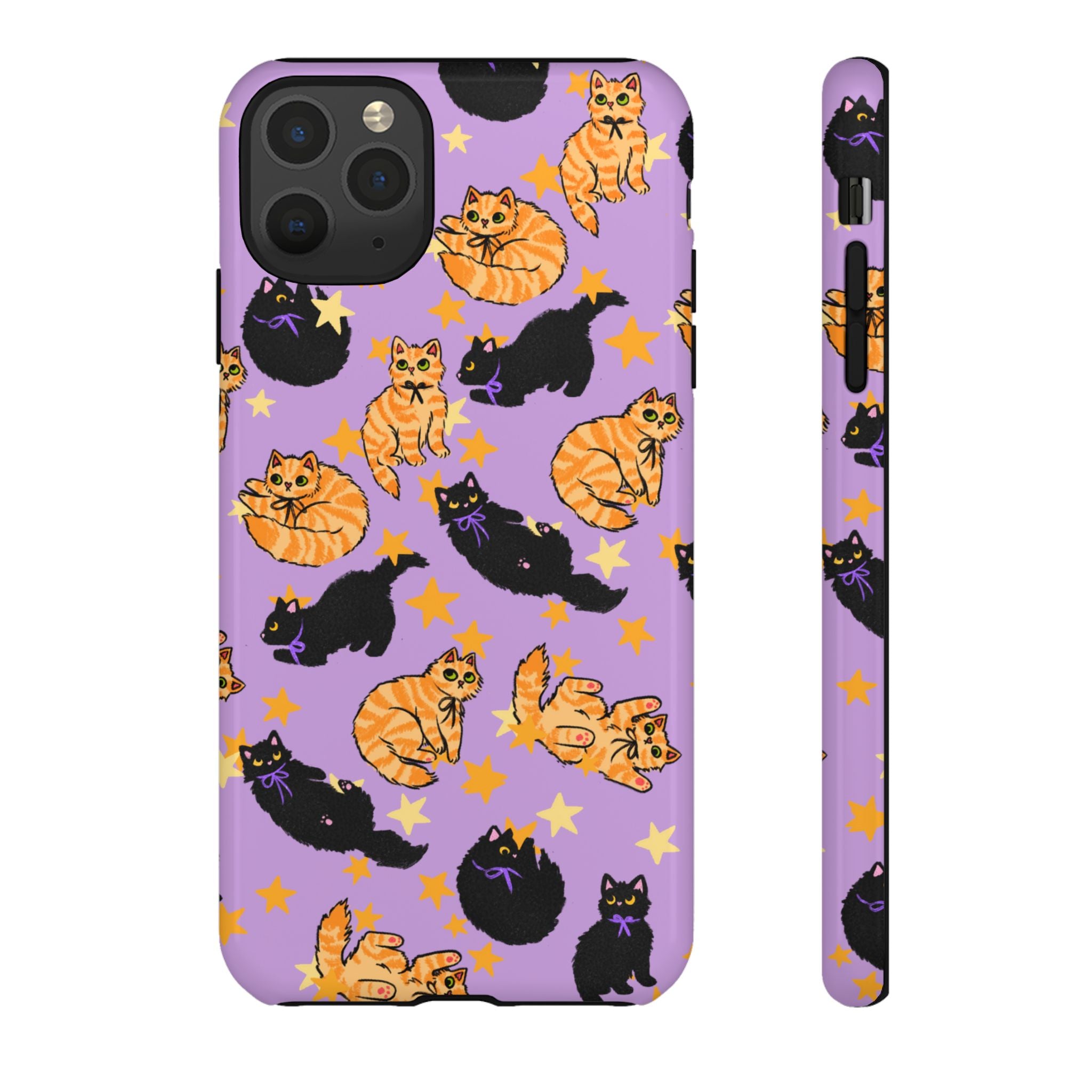 All The Kitties Phone Case - Purple