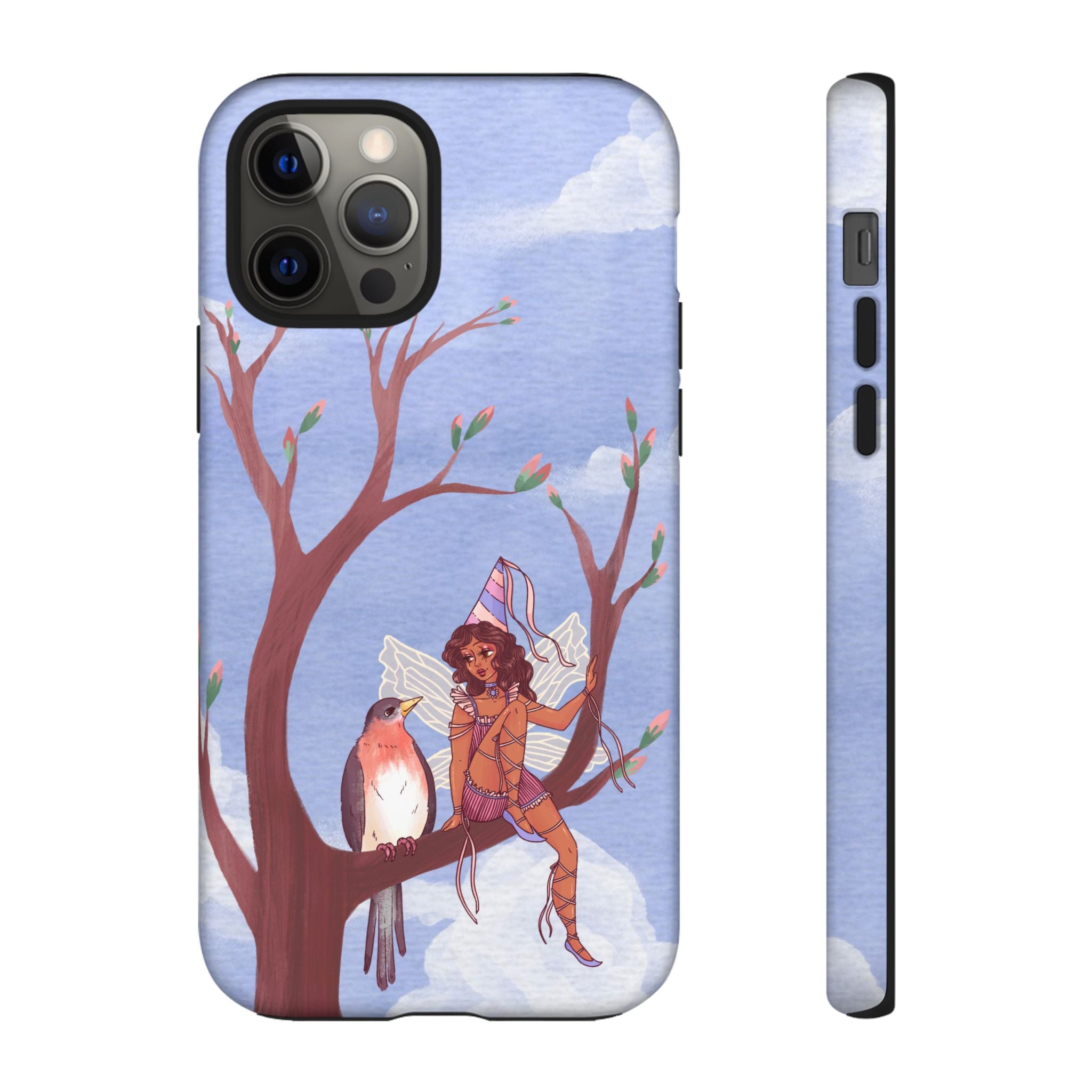 Pink Bird & Fairy Phone Case
