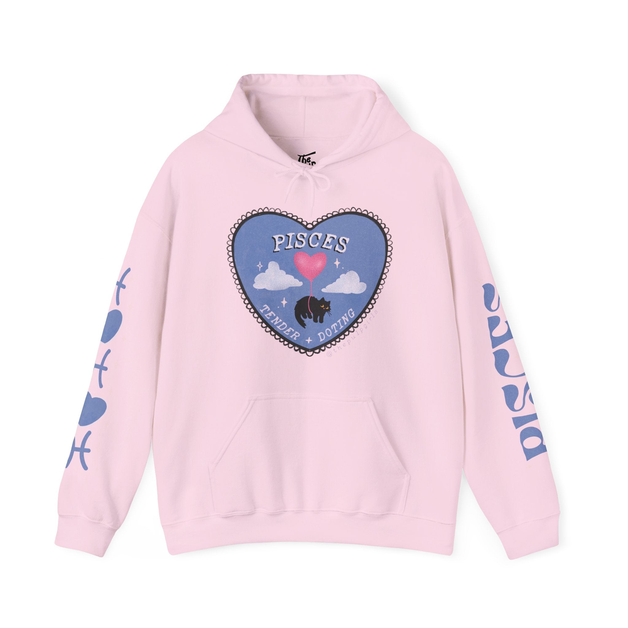 Pisces Love Cat Astrology Hoodie