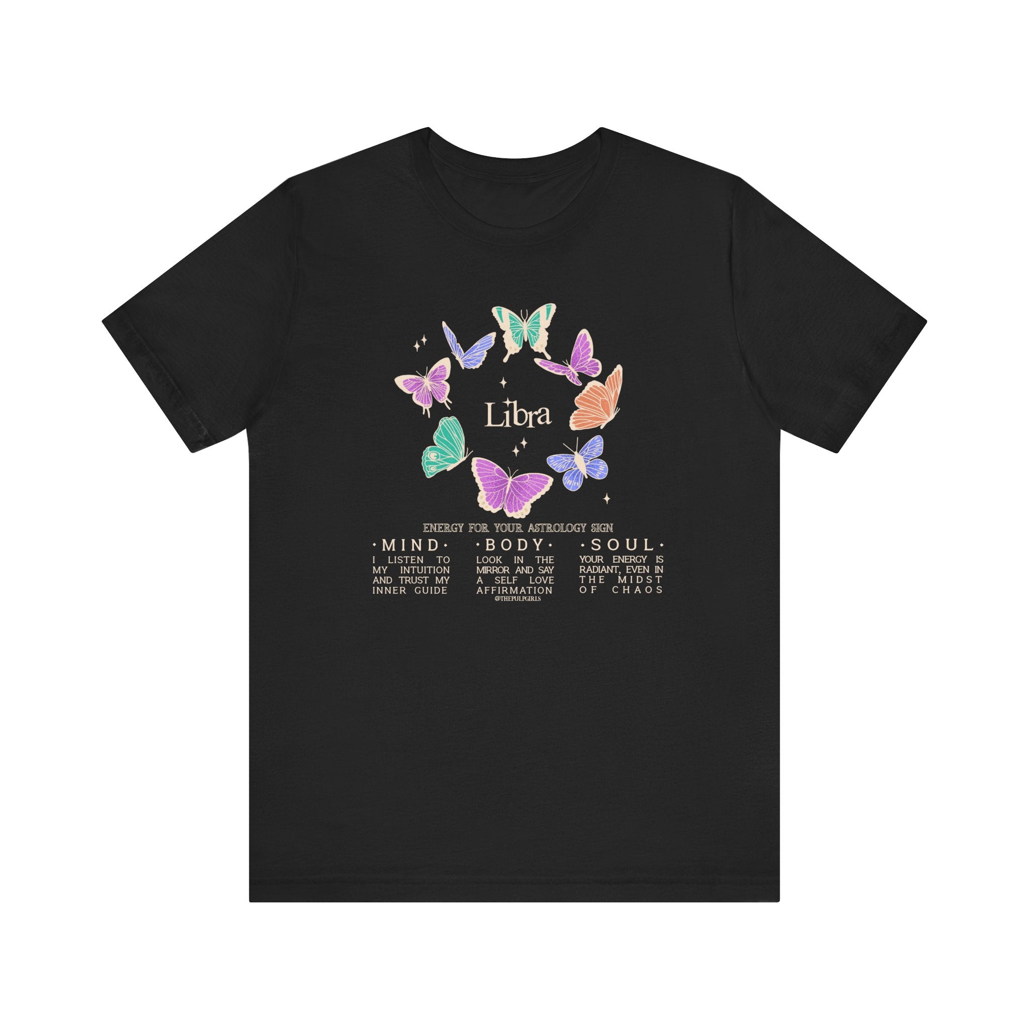 Libra Astrology Butterfly Tee