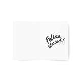 Feline Blessed Greeting Card