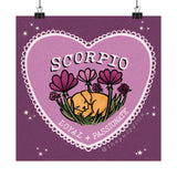 Scorpio Lover Dog Art Print