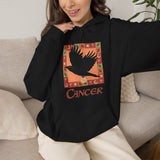 Cancer Whimsical Crow Hoodie