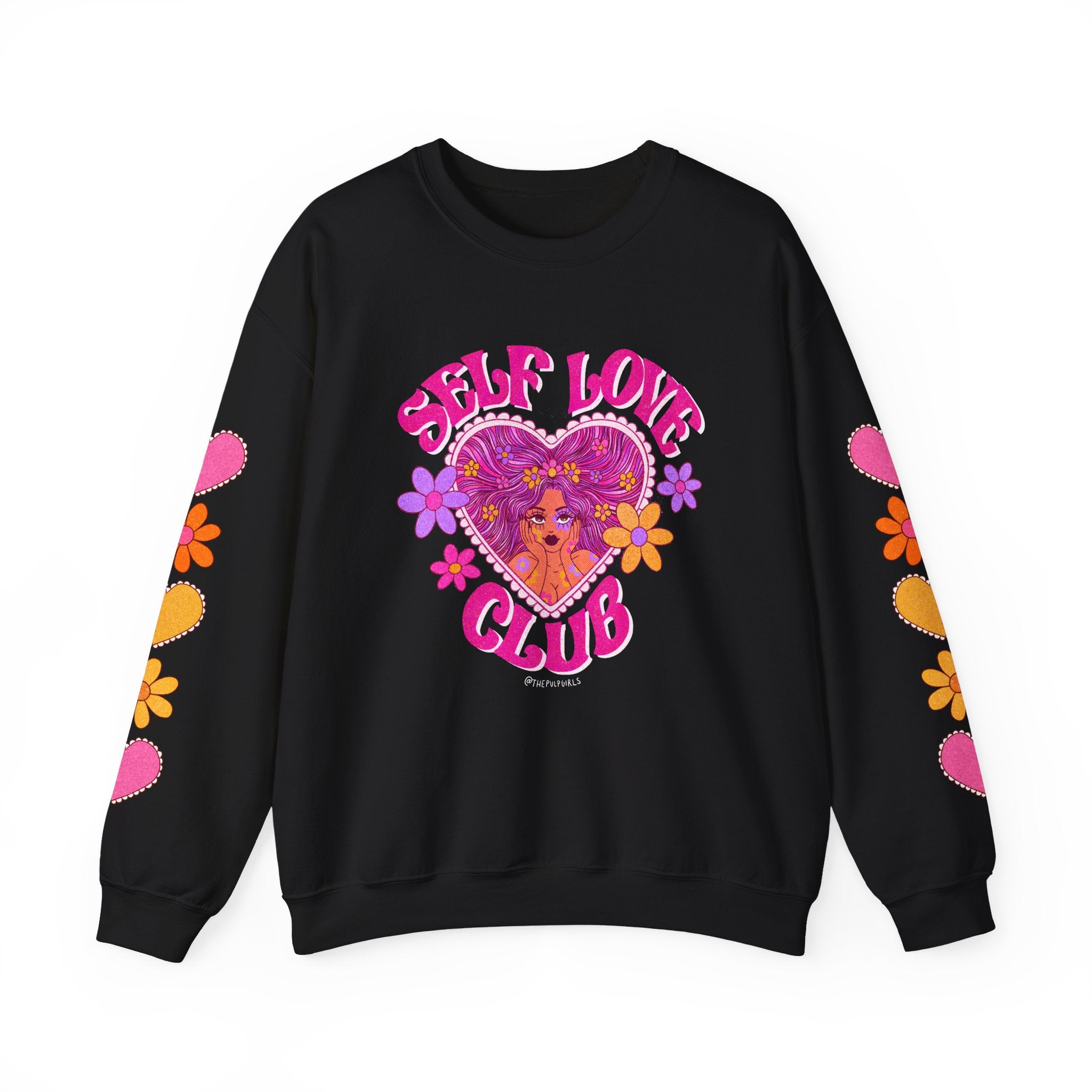 Self Love Club Pink Crewneck Sweatshirt