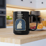 Halloween Cat Aries Astrology Mug 15oz