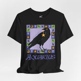 Aquarius Whimsical Crow Tee
