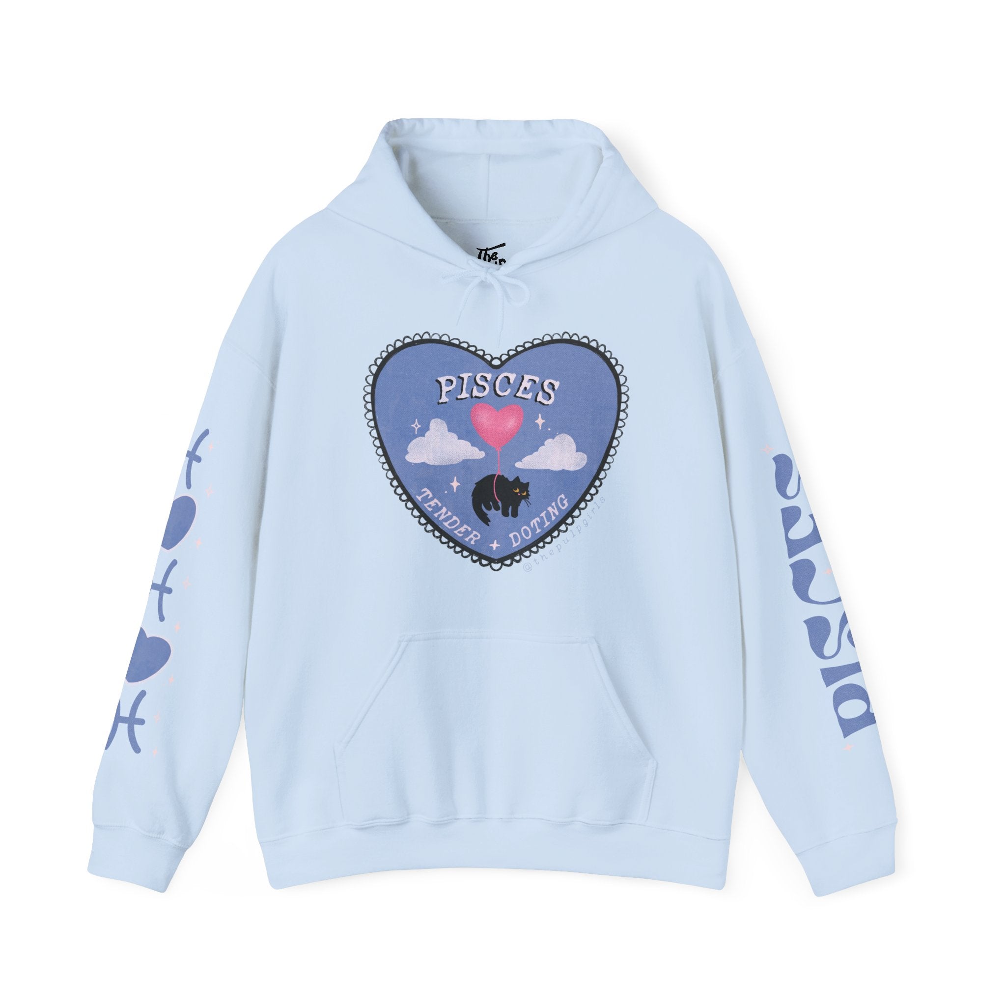 Pisces Love Cat Astrology Hoodie