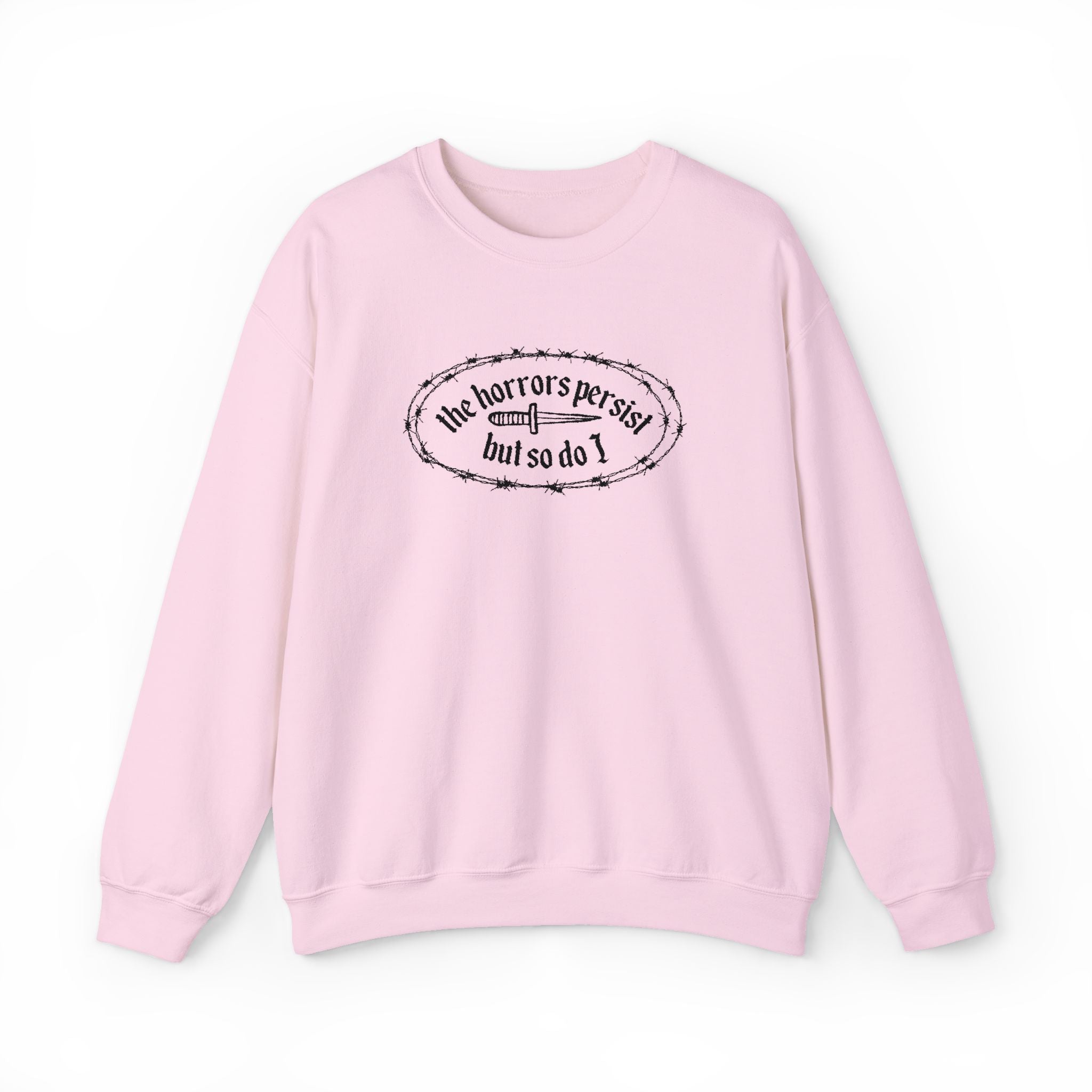 The Horrors Embroidered Crewneck Sweatshirt