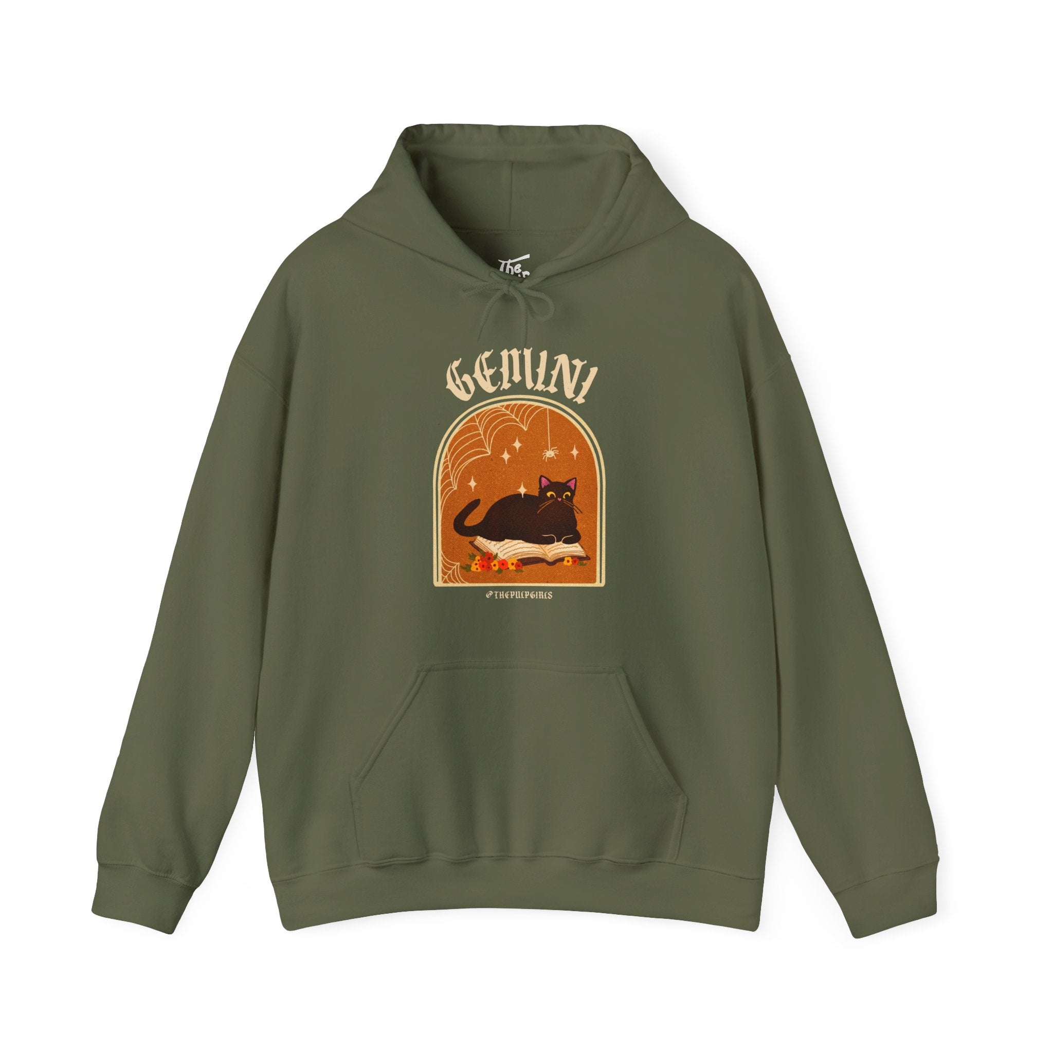 Gemini Spooky Cat Astrology Hoodie