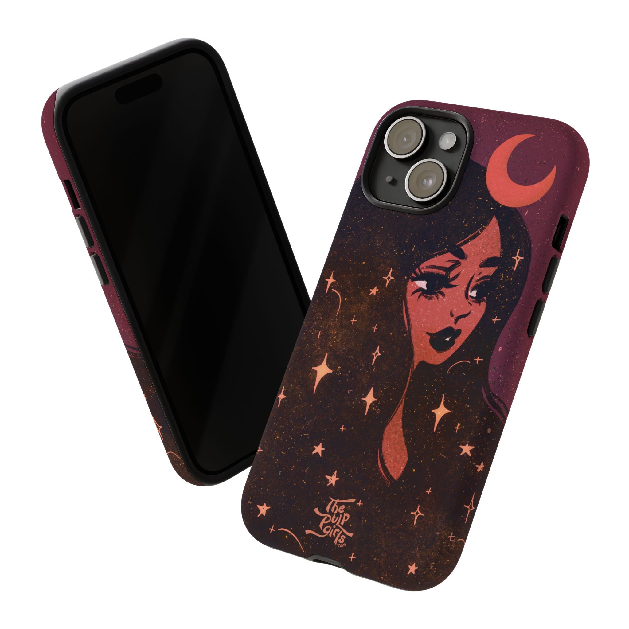 Moon Girl Red Phone Case