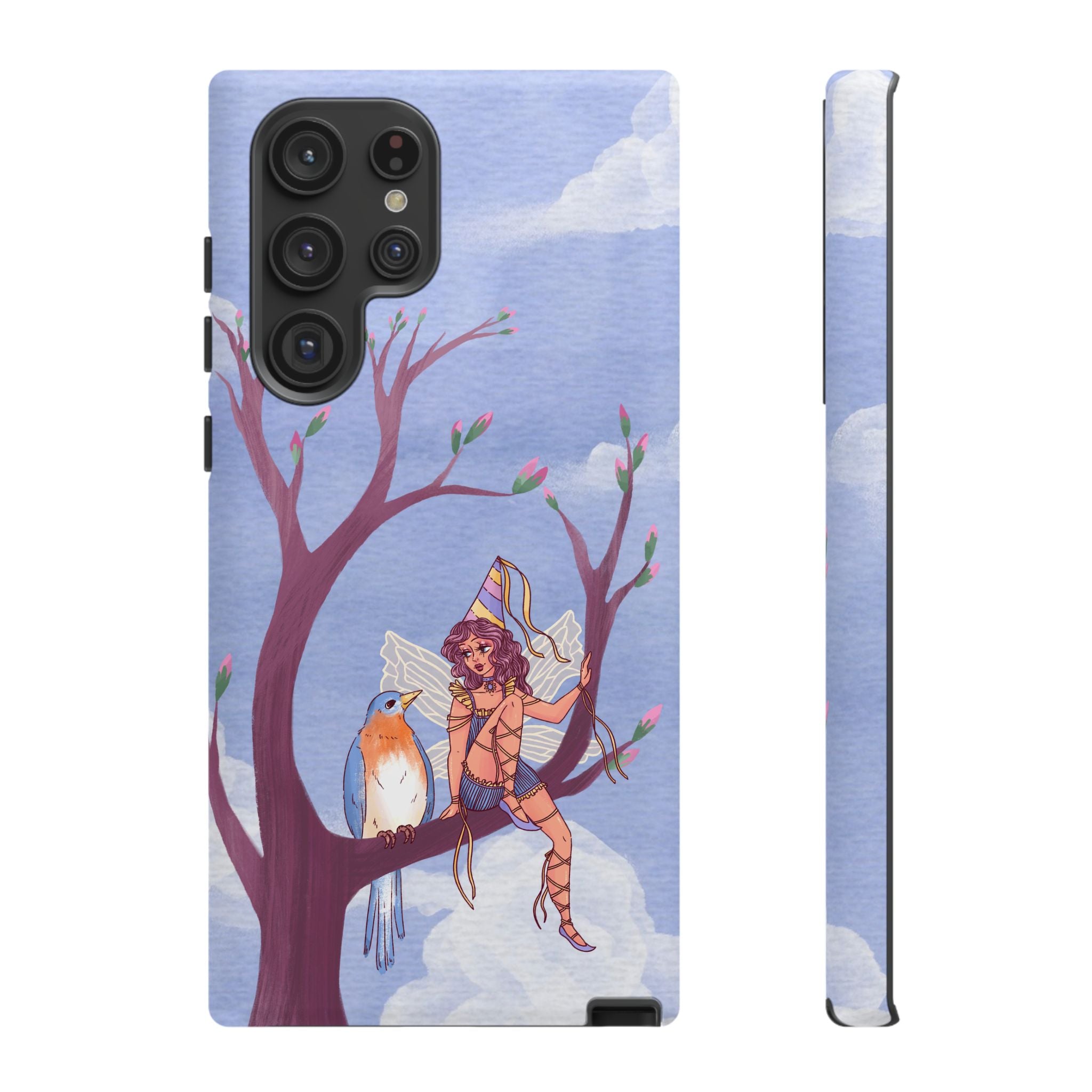 Blue Bird & Fairy Phone Case