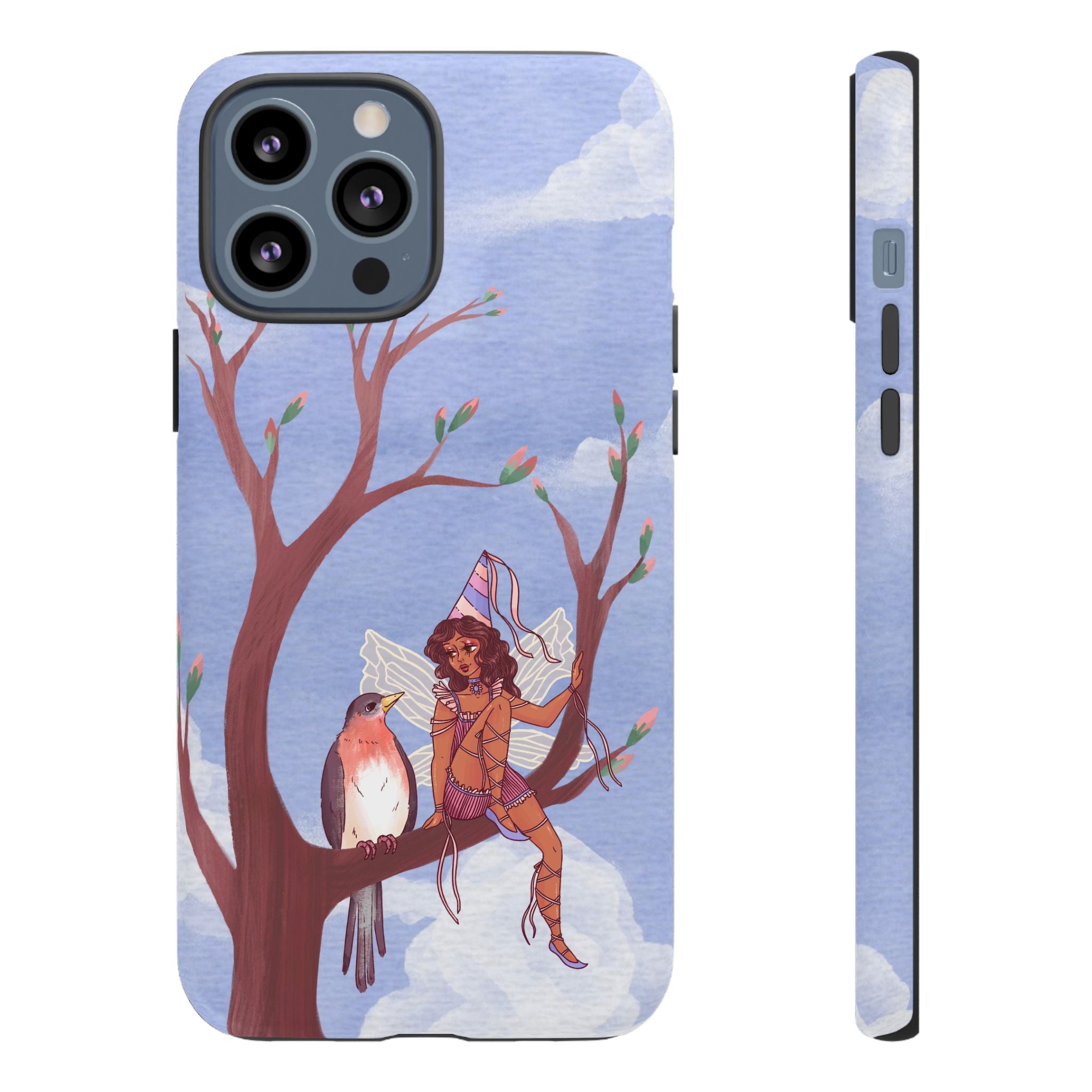 Pink Bird & Fairy Phone Case