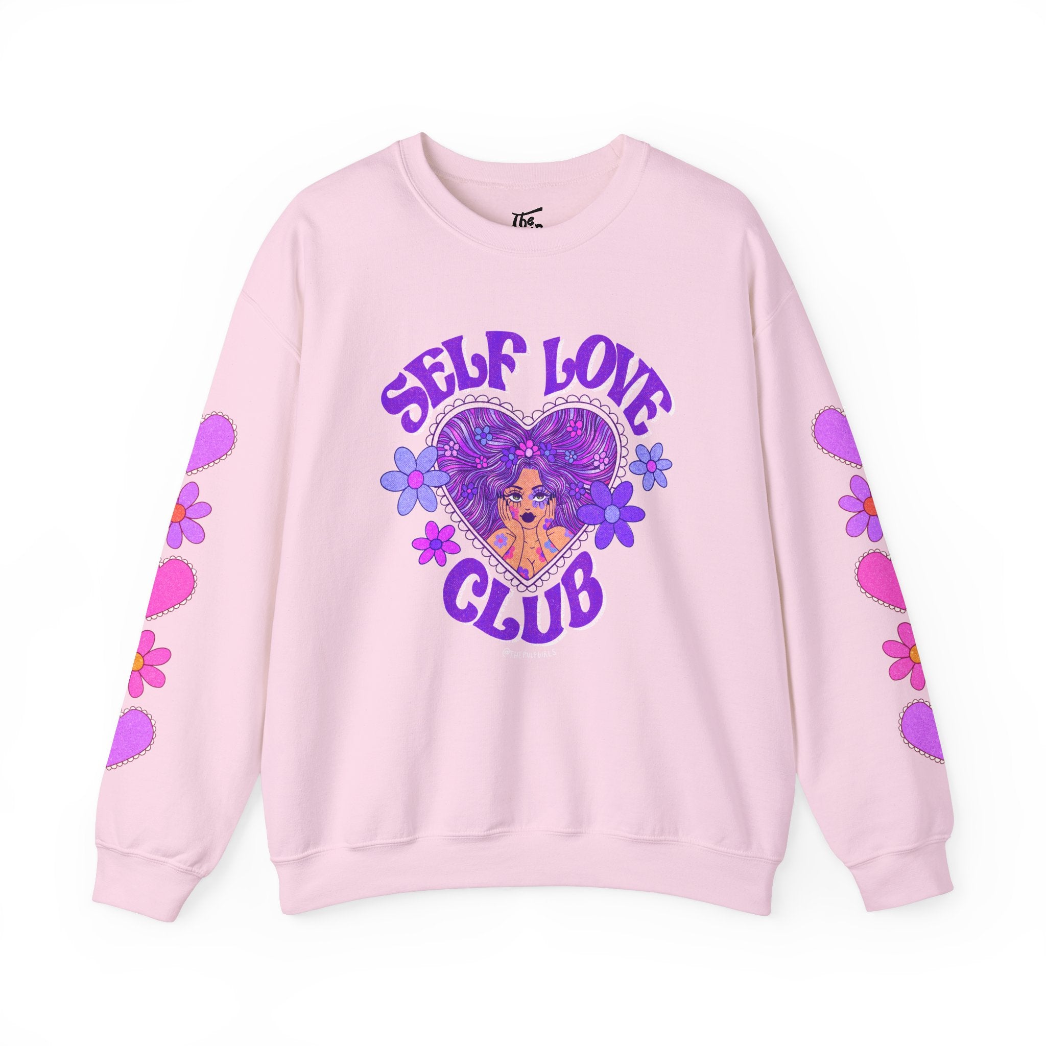 Self Love Club Purple Crewneck Sweatshirt