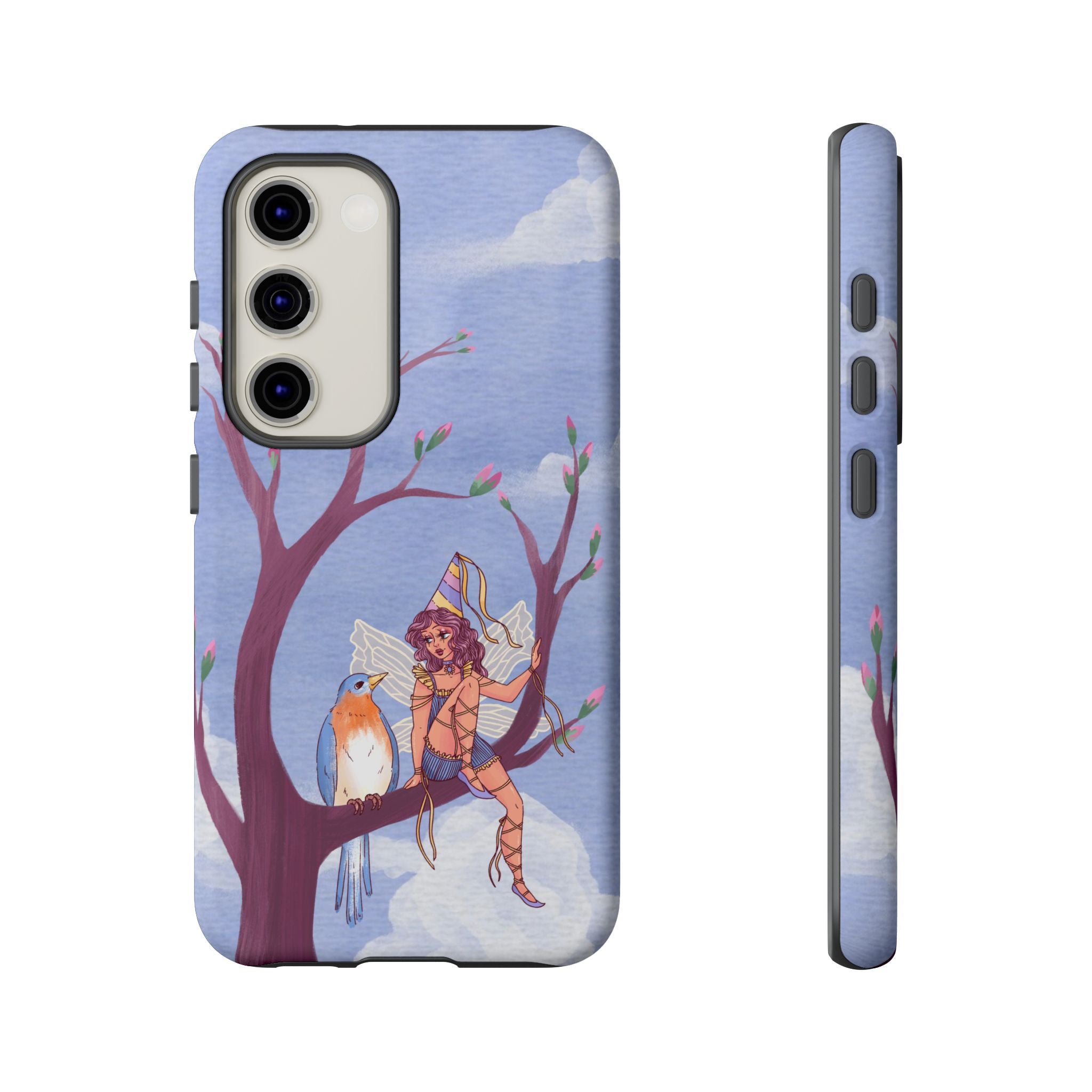 Blue Bird & Fairy Phone Case