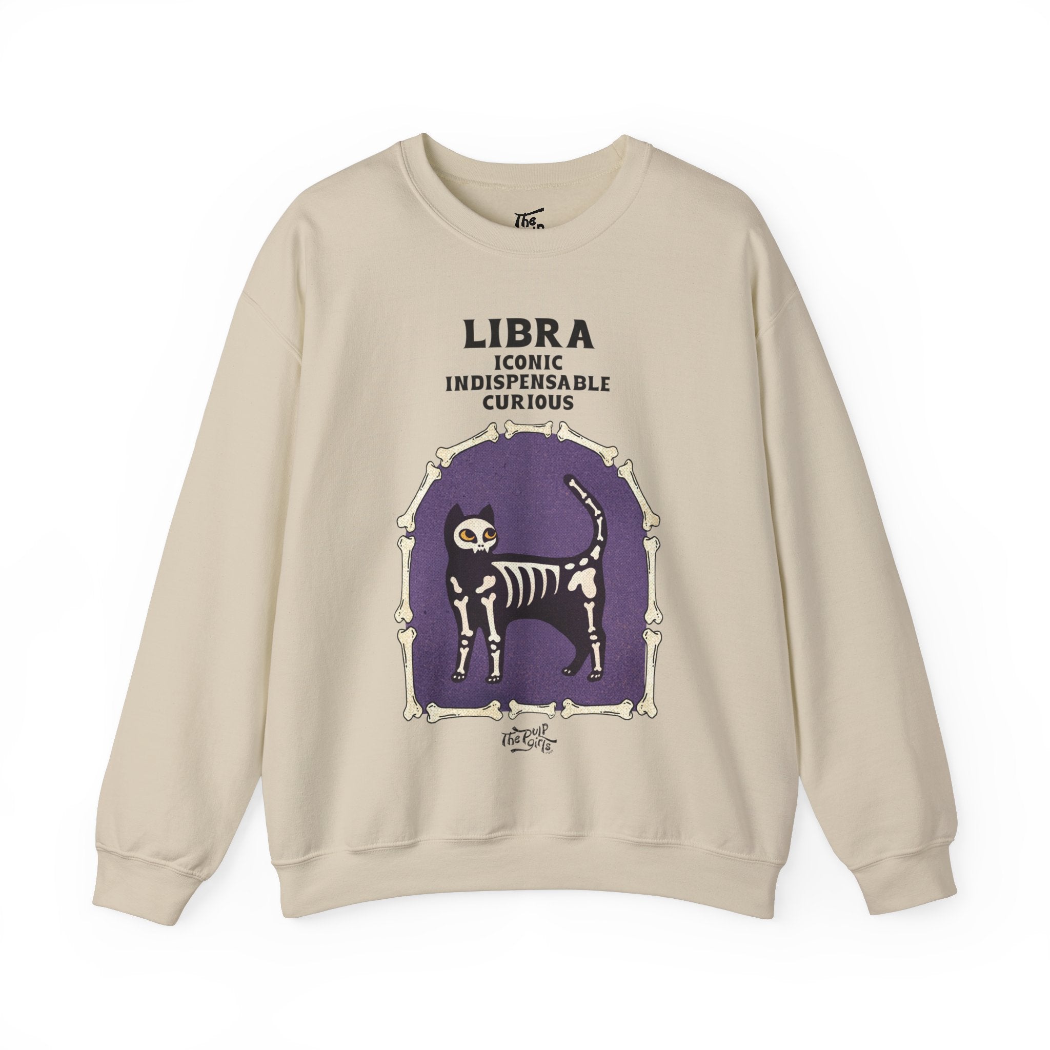 Libra Halloween Cat Astrology Crewneck