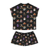 Fall Drinks Halloween Pajama Set