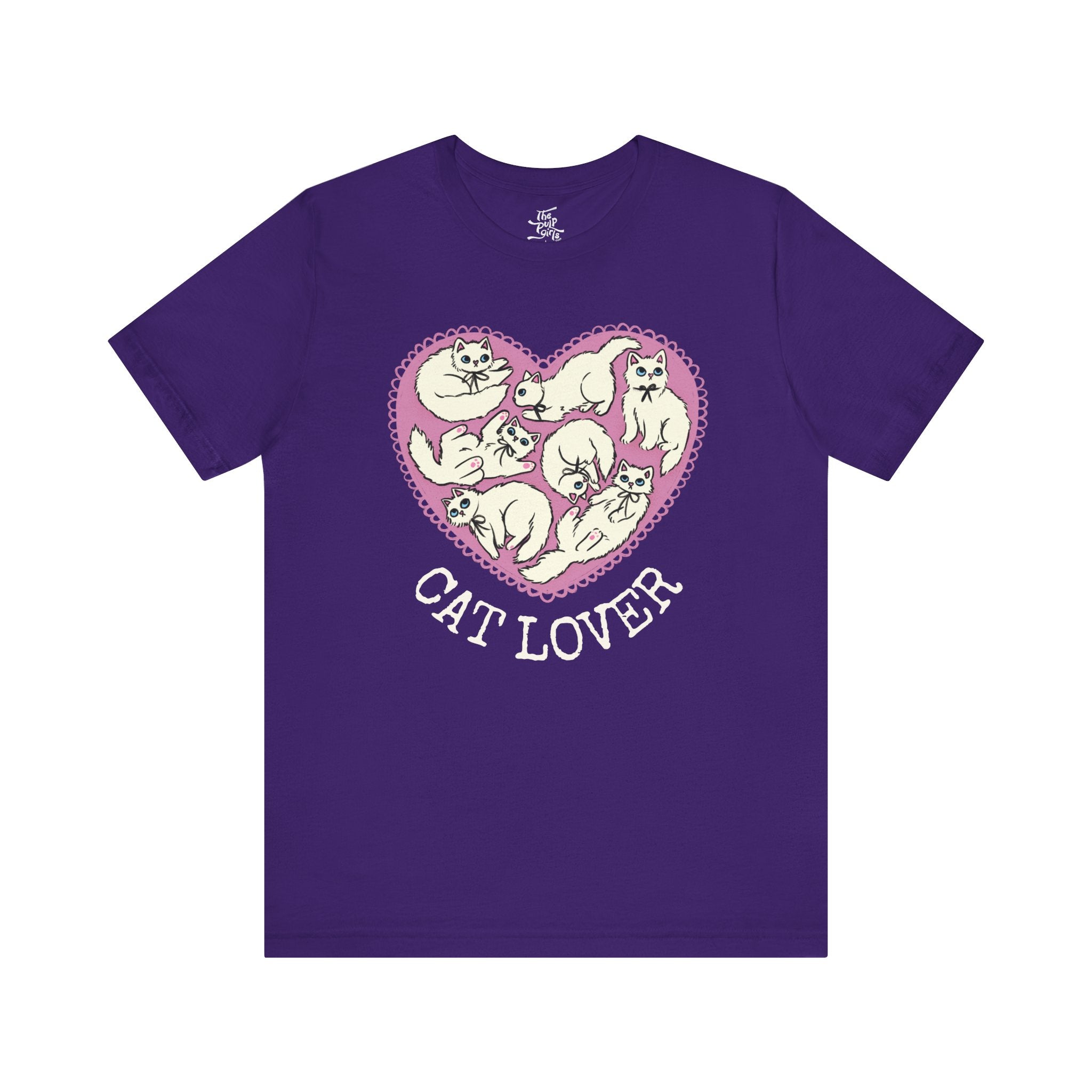 White Cat Lover Tee