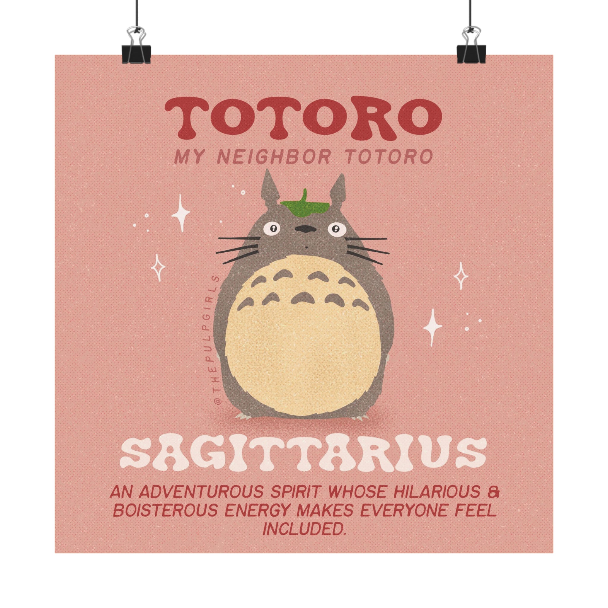 Studio Ghibli Fan - Totoro - Sagittarius - Art Print
