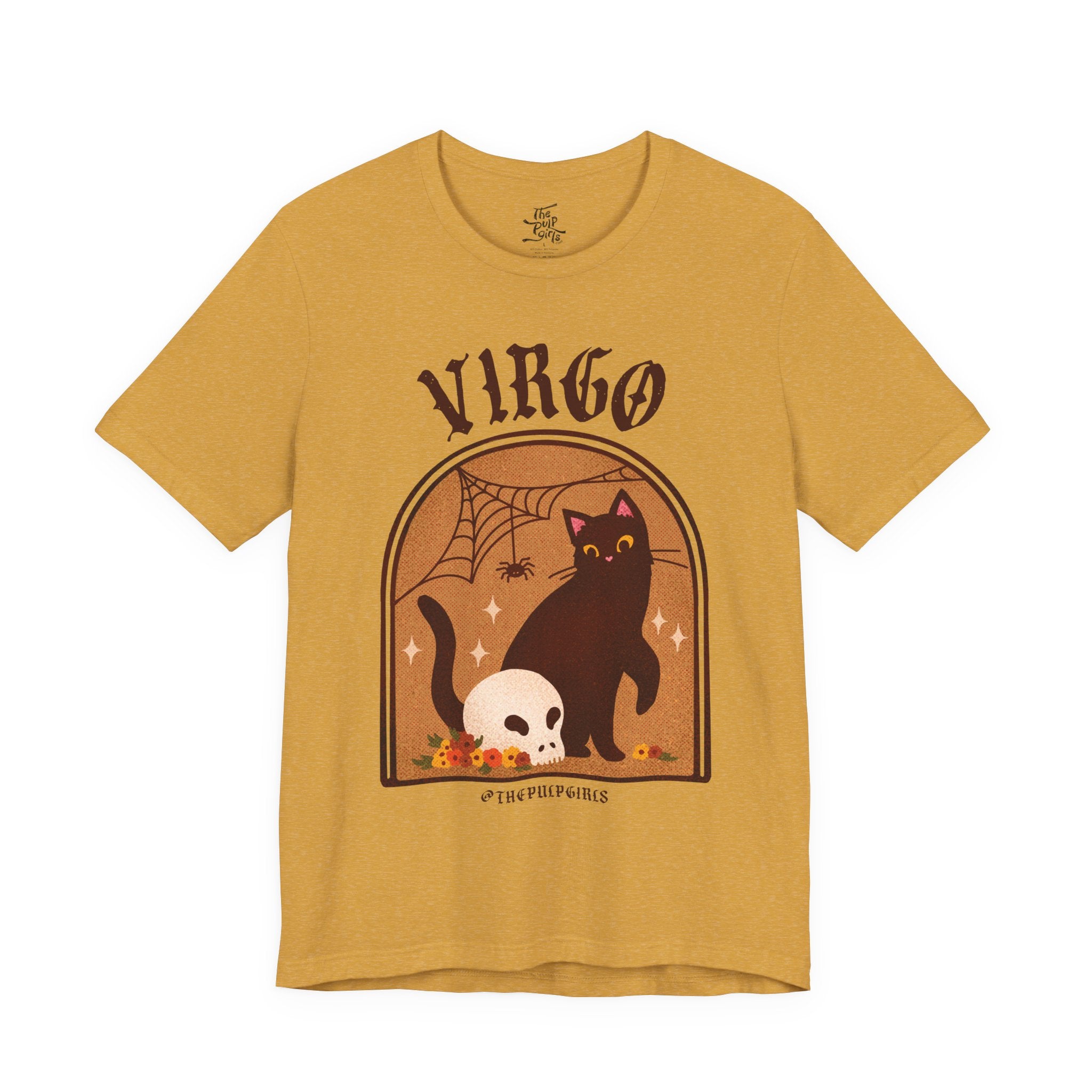 Virgo Spooky Cat Astrology Tee