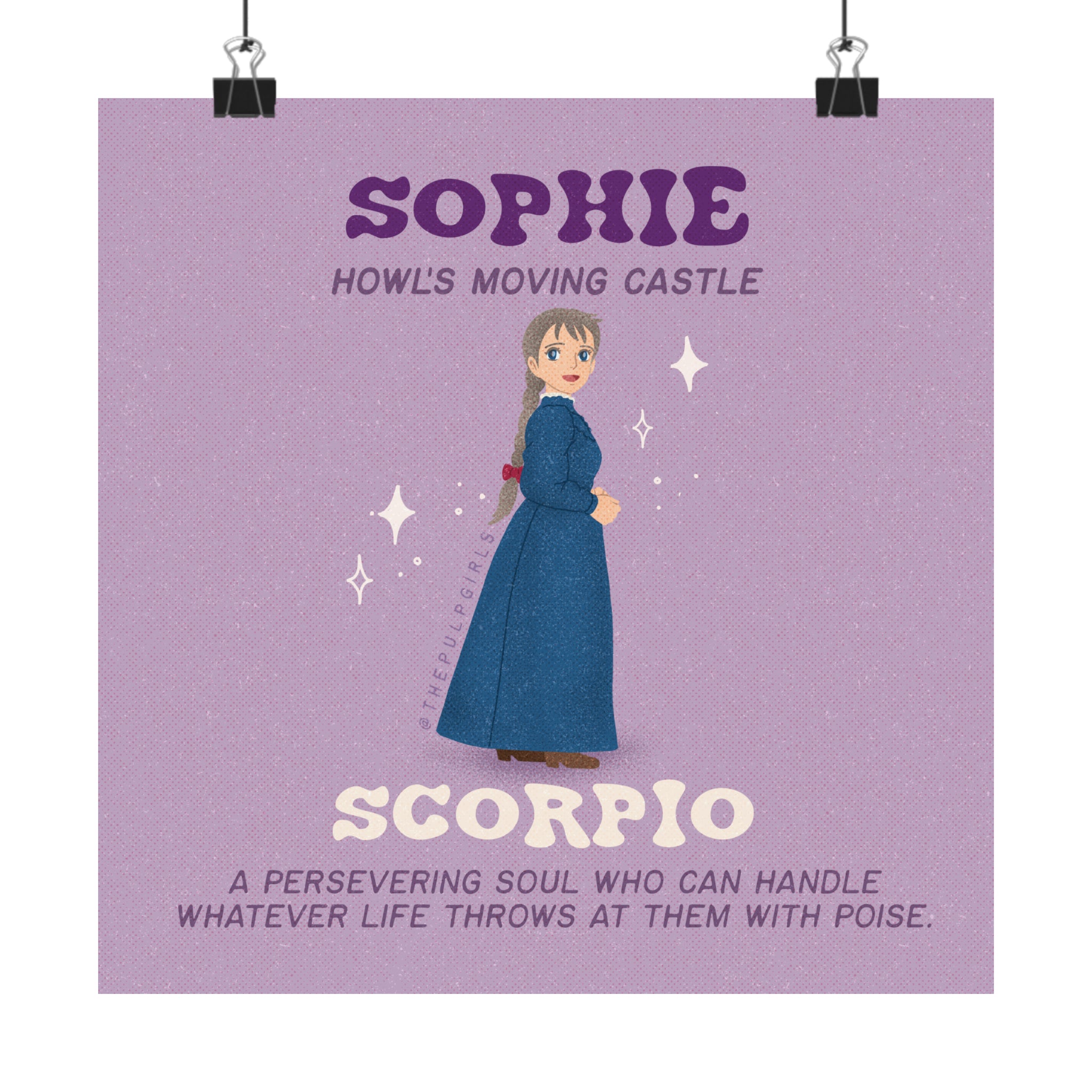 Studio Ghibli Fan - Sophie - Scorpio - Art Print