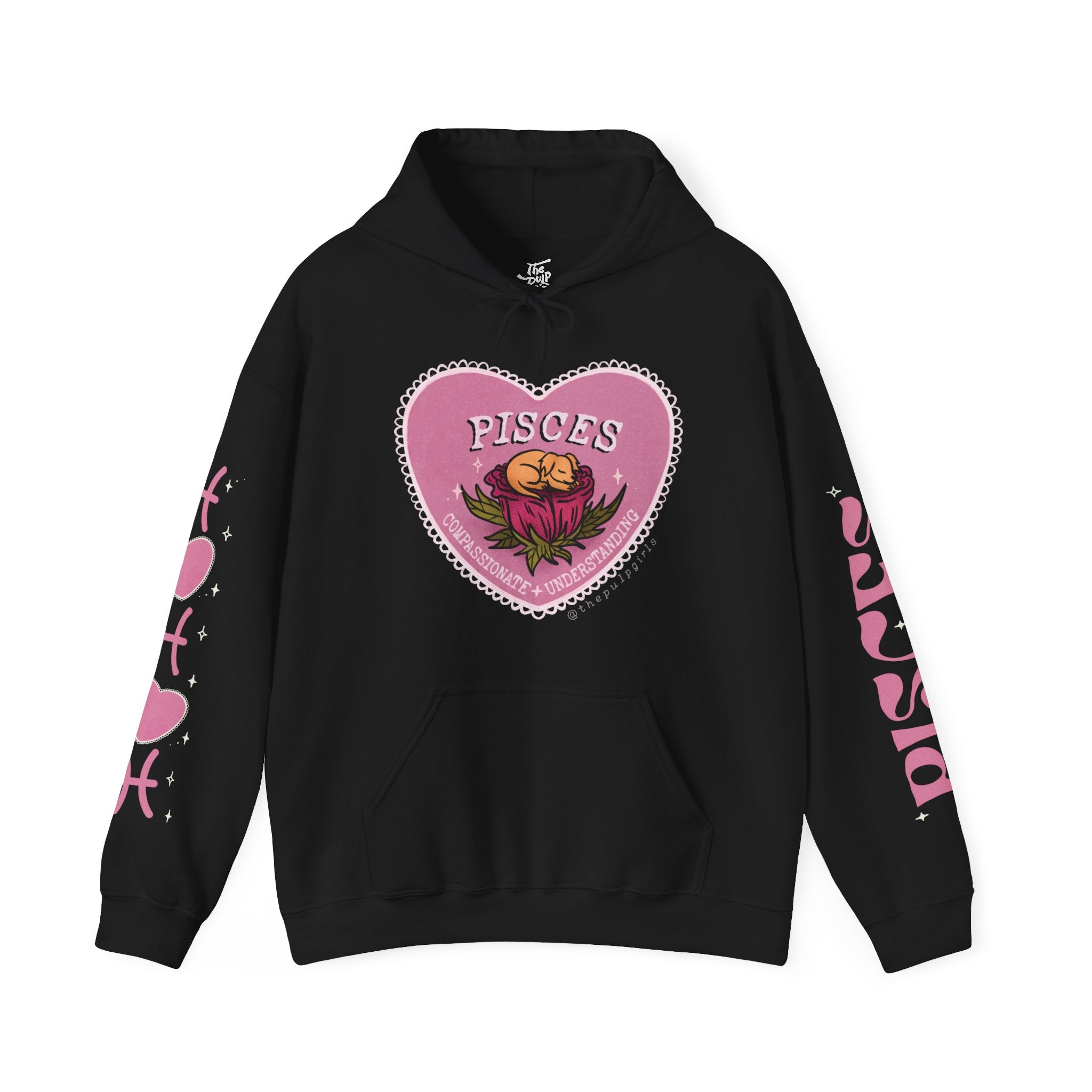 Pisces Lover Dog Astrology Hoodie