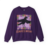 Sagittarius Whimsical Crow Crewneck Sweatshirt