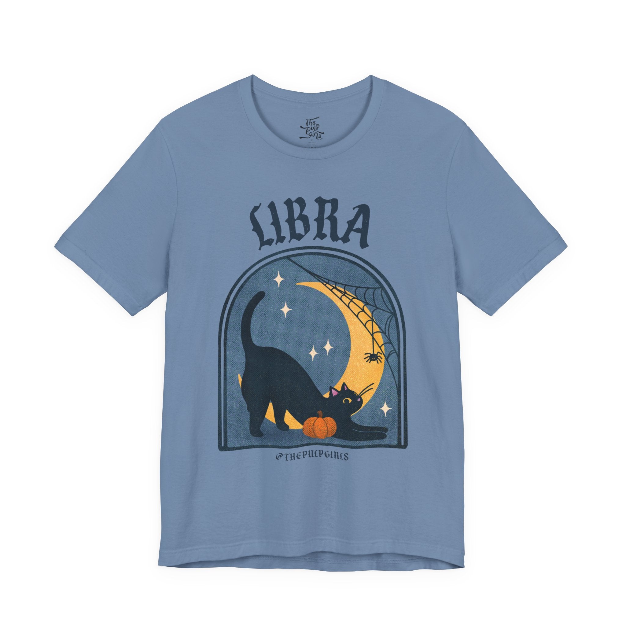 Libra Spooky Cat Astrology Tee