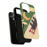 Sledding Kitties Phone Case