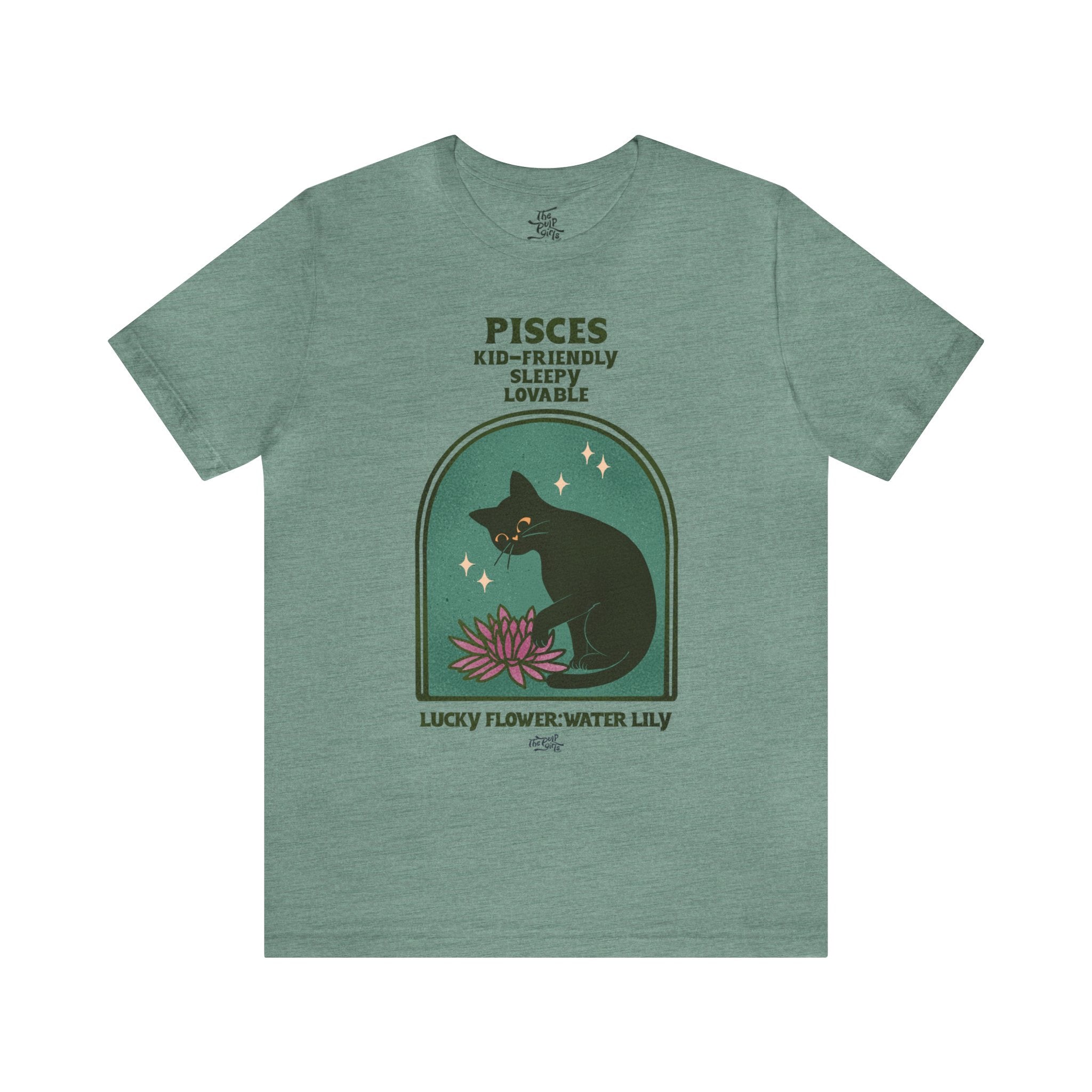 Pisces Cat Astrology Tee
