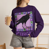 Libra Whimsical Crow Crewneck Sweatshirt
