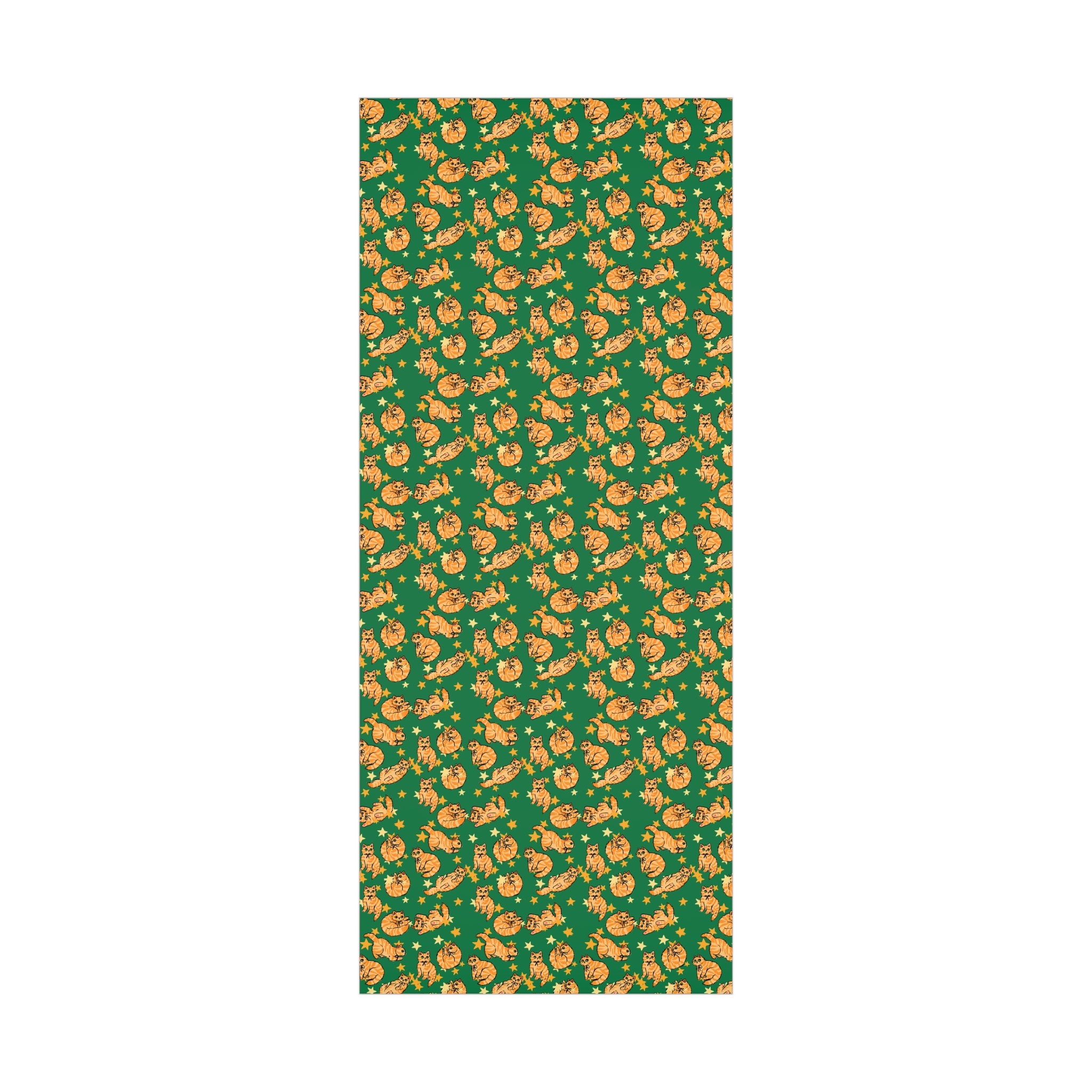 Orange Cat Lover Gift Wrap Papers