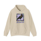Aquarius Whimsical Crow Hoodie