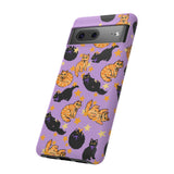 All The Kitties Phone Case - Purple