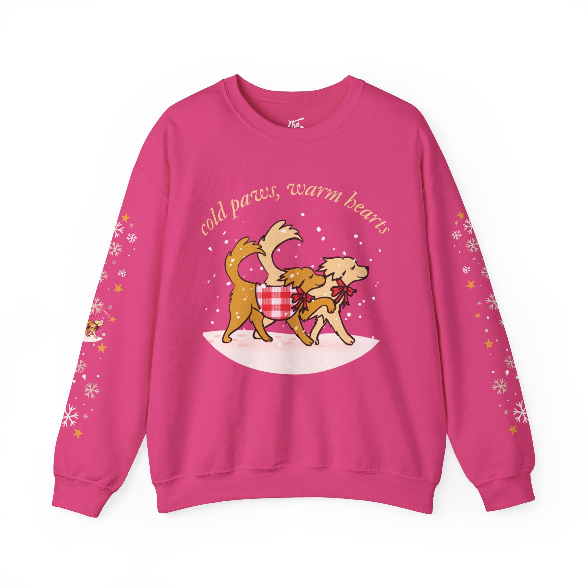 Cold Paws, Warm Hearts Crewneck Sweater