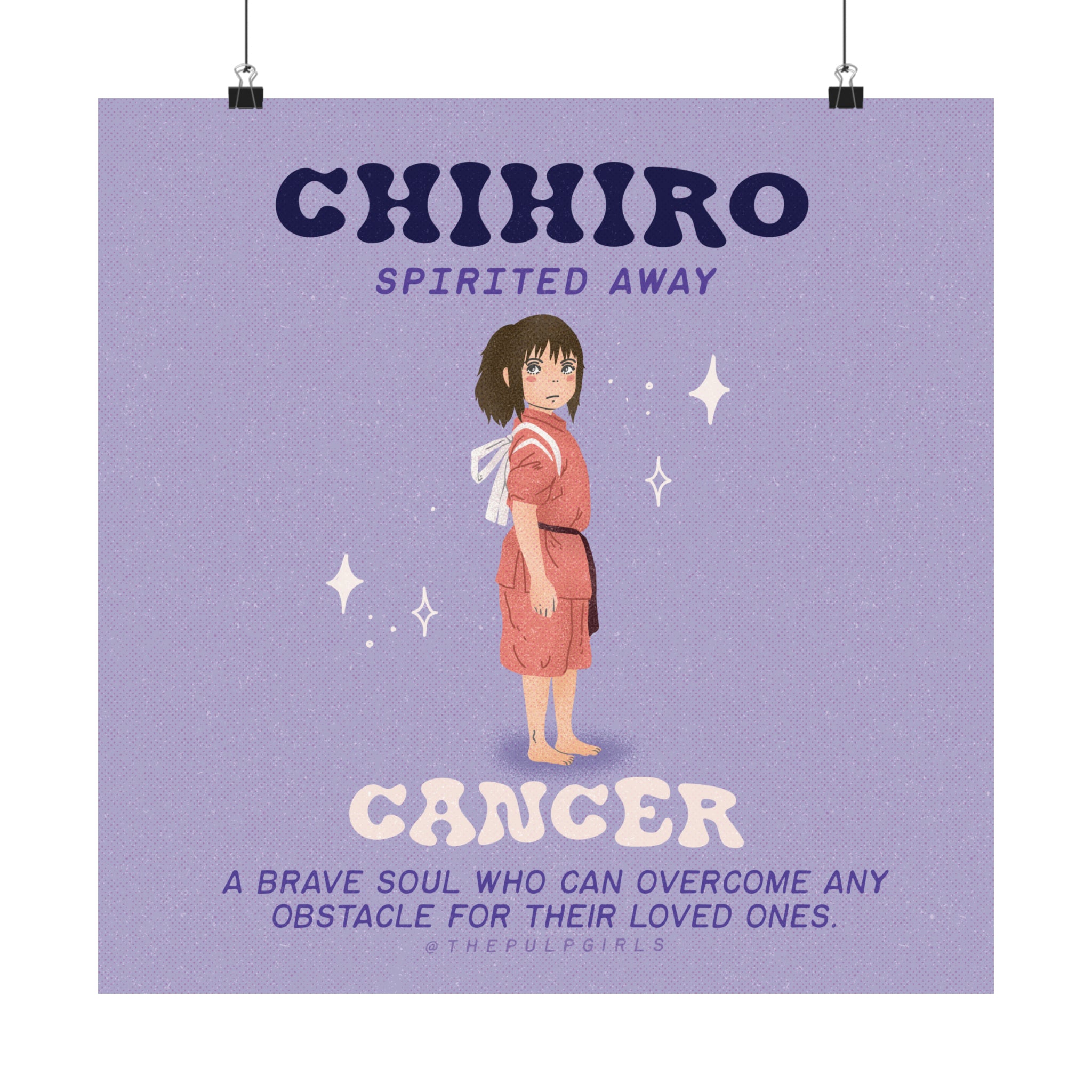 Studio Ghibli Fan - Chihiro - Cancer - Art Print