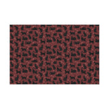 Black Cat Wrapping Paper - Vineyard Red