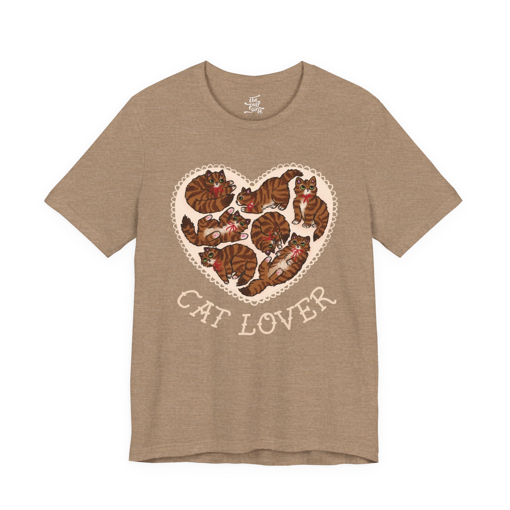 Brown Tabby Cat Lover Tee