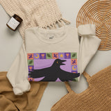 Sagittarius Whimsical Crow Crewneck Sweatshirt