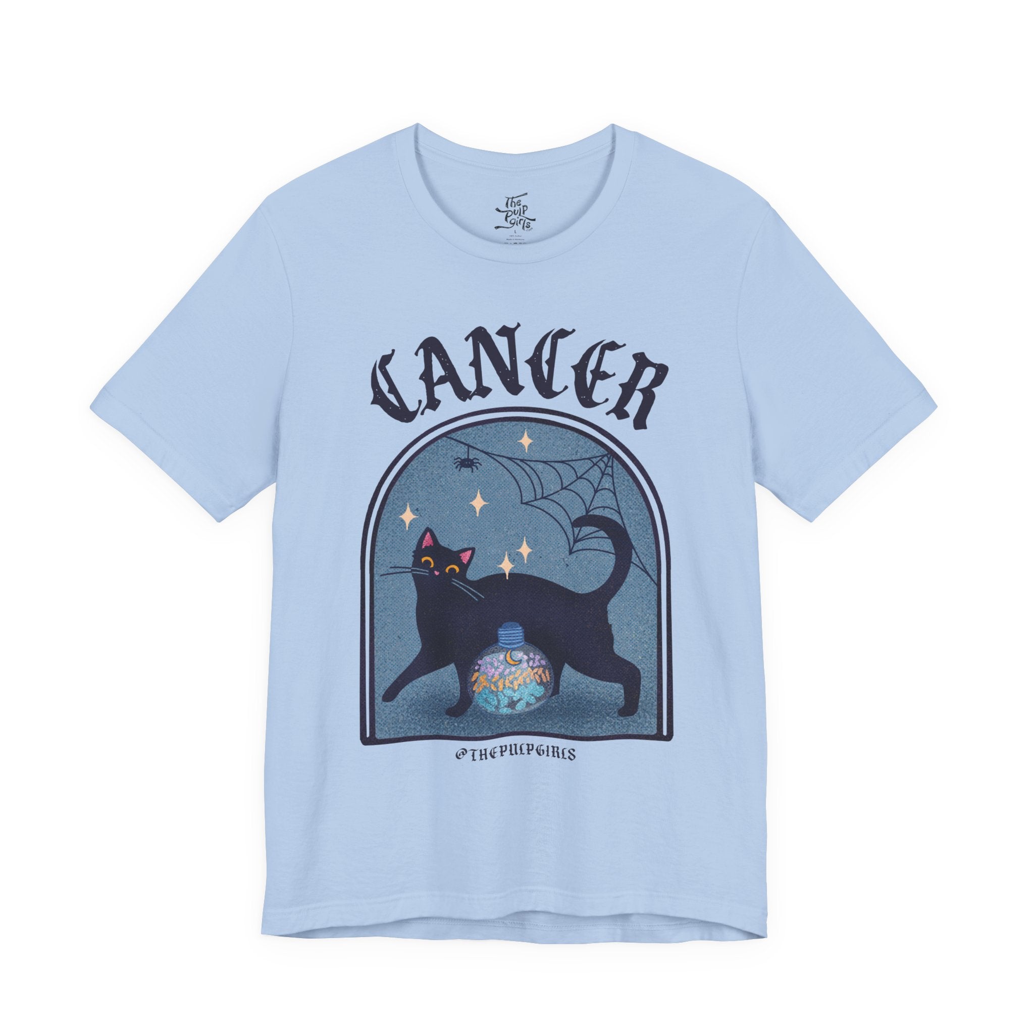 Cancer Spooky Cat Astrology Tee