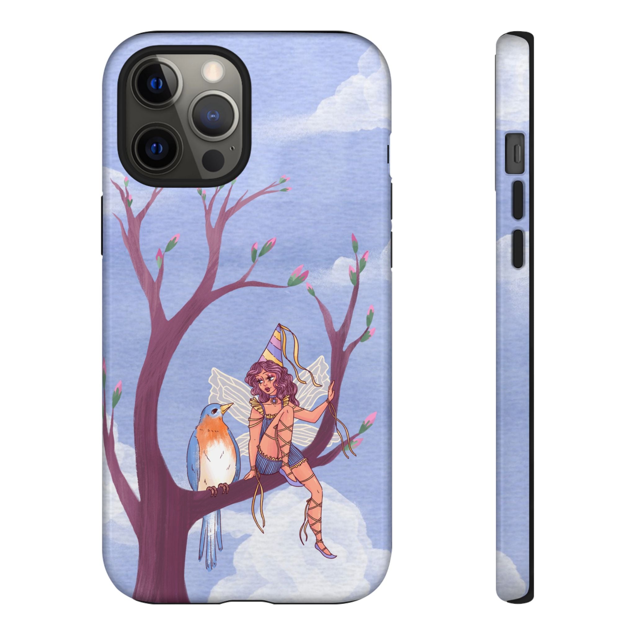 Blue Bird & Fairy Phone Case