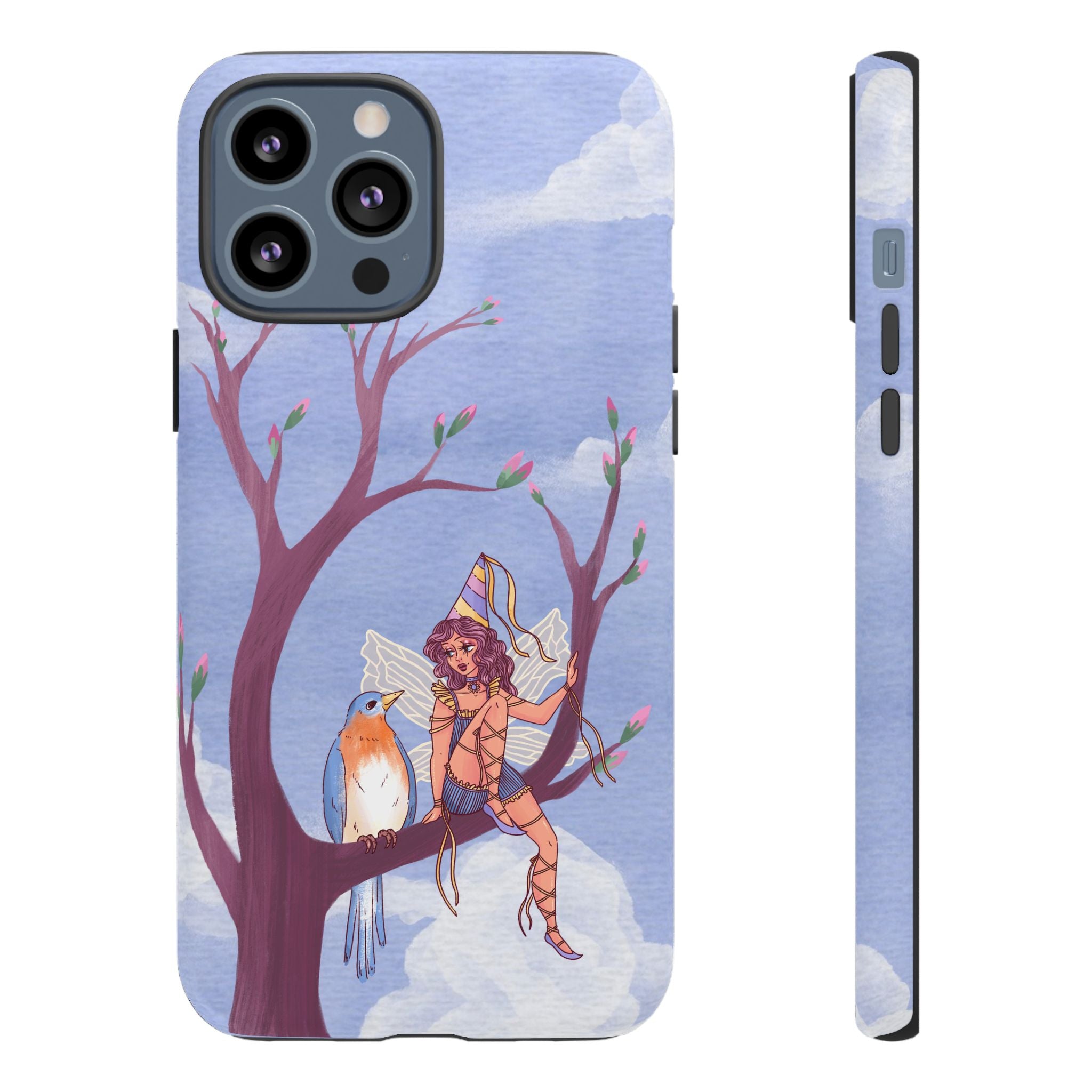Blue Bird & Fairy Phone Case