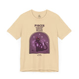 Spooky Pisces Cat Astrology Tee