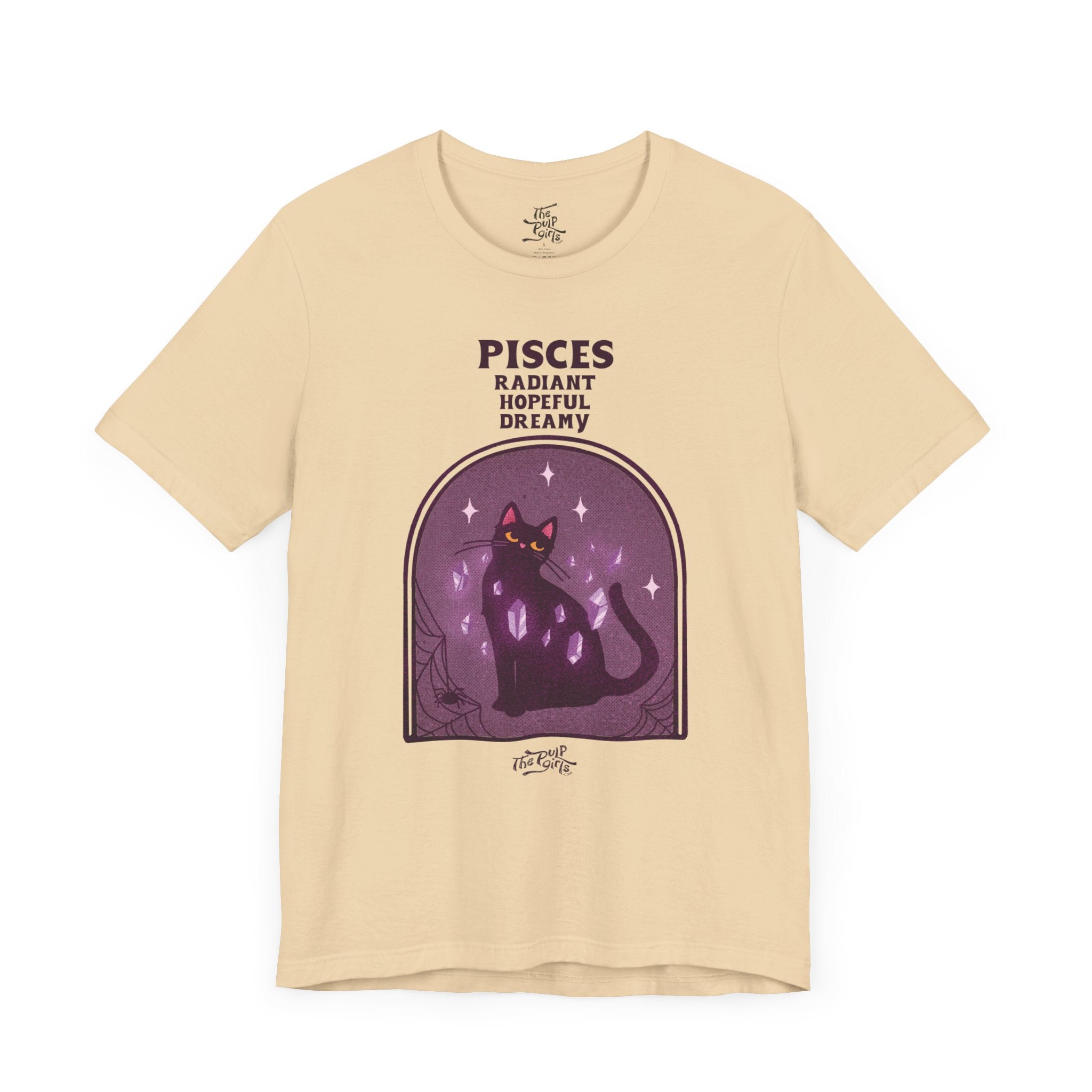 Spooky Pisces Cat Astrology Tee