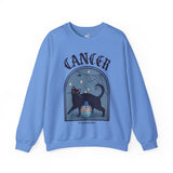Cancer Spooky Cat Astrology Crewneck